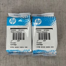 HP 63XL Tri Color Ink Cartridge 2 Pack Genuine New in Package EXP MAY 25/MAR 26