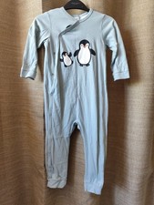 H&M Penguins Baby Boys Cotton One-piece Romper Playsuit Pyjamas Age 2 years 92cm