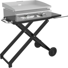 Portable Grill Cart for Blackstone 17 Inch  22 Inch Table Top Griddles, Folding