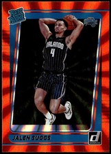 2021-22 Donruss #229 Jalen Suggs Holo Orange Laser Rated Rookie E1