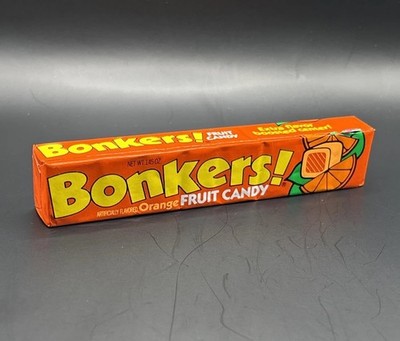 1980's Vintage BONKERS Orange Candy Pack - Sealed NOS!  