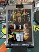 Joe Burrow 2026 Wild Card Monte Carlo Black Tie Color Match 1/1 Bengals