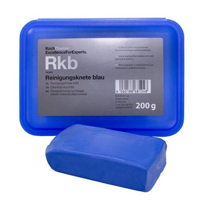 Koch Chemie Reinigung Reinigungsknete Lack Glas Knete blau mild 200 g Knetmasse