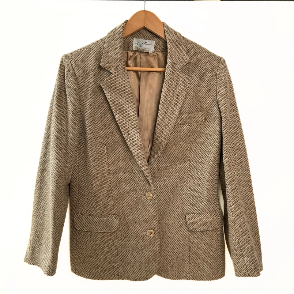 Conjunto de 2 faldas blazer First Avenue para mujer talla 10 entrevista academia trabajo universitario Foto 3 de 4