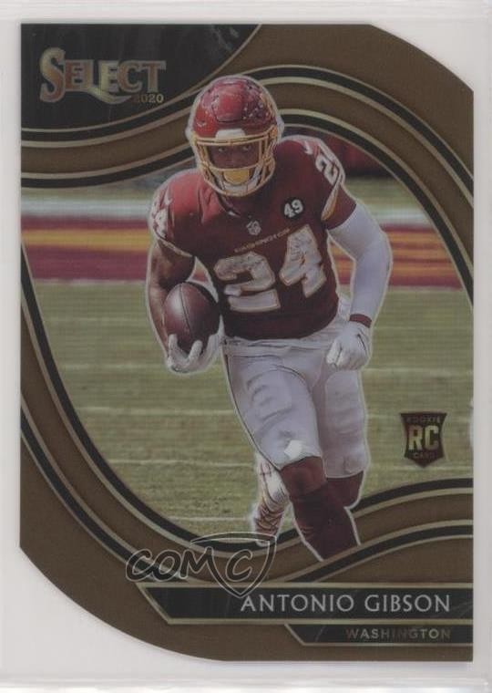 2020 Panini Select Field Level Copper Prizm Die-Cut 65/355 Antonio Gibson 0mb9