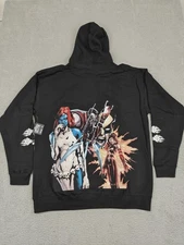 Marvel X-Men Hoodie Mens XL Black Hero Elite Civil Regime Graphic Pullover New