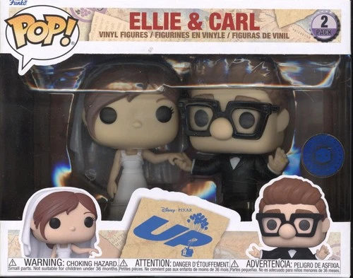 DR | Funko Disney Pixar UP 2-Pack | Ellie & Carl | Pop In a Box Exclusive