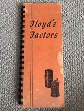 Vintage Floyd's Factors Camera Lens Measurement Booklet