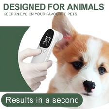 Non-Contact Infrared Pet Ear Thermometer Dog Cat Digital Veterinary Temperature 