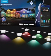 Govee Permanent Outdoor Lights Pro 200ft White Brand New Ships ASAP & FREE 