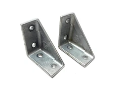Flexlink XCFA 44 A Angled Corner Gusset 90-Degree, Aluminum LOT OF 2
