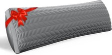 Memory Foam Body Pillow for Side Sleepers, Full-Length, 20x54, Grey, Firm Suppor