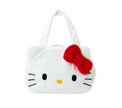 Sanrio Original Plush Insulated Lunch Bag Hello Kitty Cute Bento Tote 21cm 2026