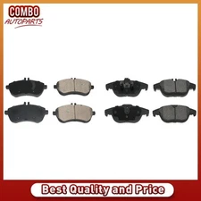 Front Rear Disc Brake Pad Set fits 2010-2015 Mercedes-Benz C250