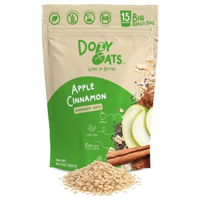 Overnight Oatmeal, 15-Serving Big Batch Bag. Gluten-, Natural Source of Prote...