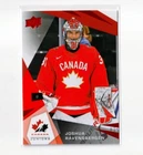 JOSHUA RAVENSBERGEN '26 Upper Deck Team Canada Juniors RED FOIL card #25