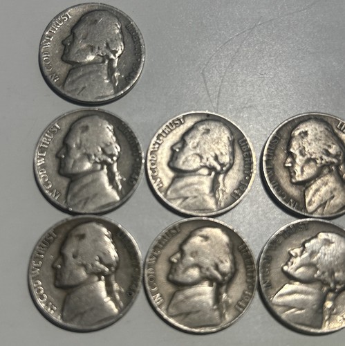 Jefferson Nickels D Mint Mark Circulated Lot (12) Low Mintage 1940-1952 - Picture 3 of 10