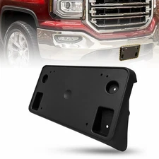 For 2016 2017 2018 GMC Sierra 1500 Front License Plate Tag Frame Bracket Holder