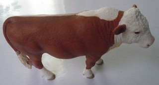 Schleich Hereford Bull 5 1/4" Figure
