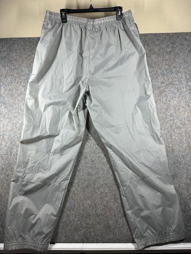 Nike Vintage Trainingshose XXL Grau Nylon Windbreaker Y2K Sportlich Neu mit Etikett - Bild 8 von 11