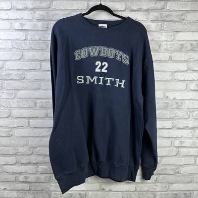 Sport Attack Dallas Cowboys Sweatshirt Men's XL Navy Embroidered 22 Smith