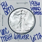 1936 BU UNCIRCULATED WALKING LIBERTY SILVER HALF DOLLAR AUTHENTIC U.S. MINT 6172