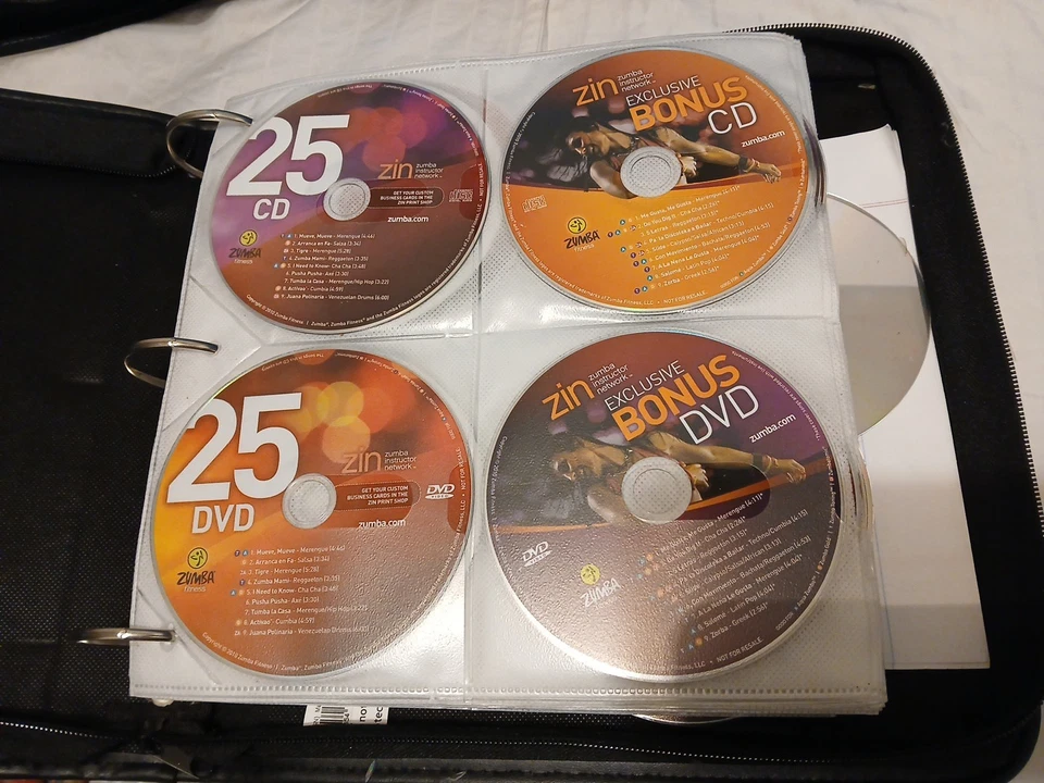 Zumba Fitness DVD & CD Lot - 75 Discs - Toning, Mega Mix, Sentao, Original - Image 2 of 4