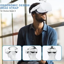Head Strap For Meta Quest 2 Adjustable VR Hea...