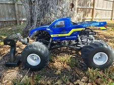 1/10 scale rc monster truck custom built plus Fly Sky remote 