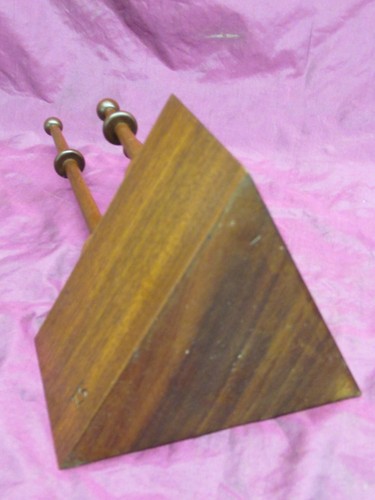 Mid Century carved wood art sculpture Tim C. Strain 13.5" - Bild 7 von 7