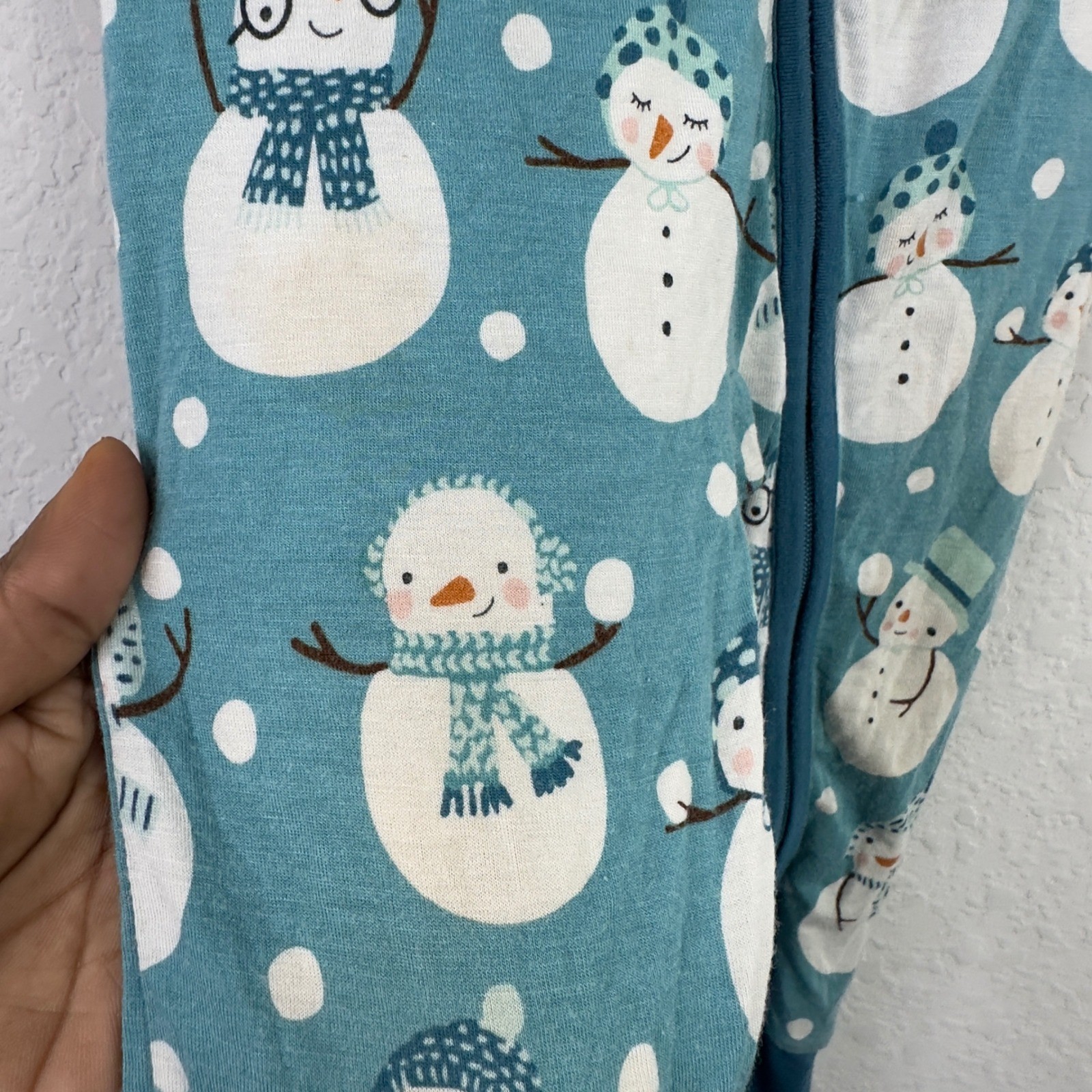 Little Sleepies 2PC Pajama Bundle 12-18M Bamboo Birthday Animal Panda Snowman