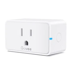 Govee Smart Plug 15A, WiFi Bluetooth Outlet 1 Pack Work with Alexa and White 