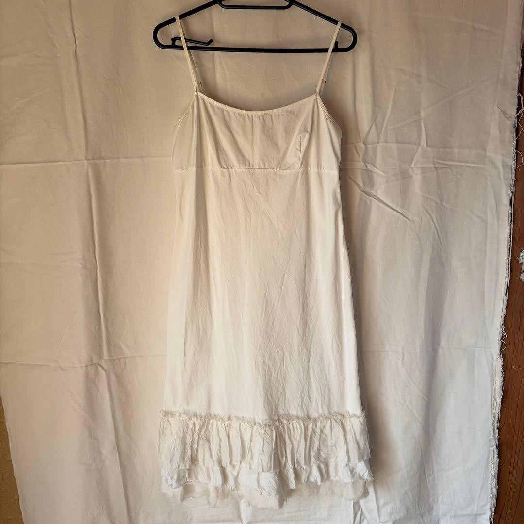 dosa Ruffle Camisole Dress Size 1 White Lace Summer/Fall/Spring