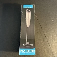  Milk Frother Handheld Battery Operated Foam Maker Drink Mixer New 