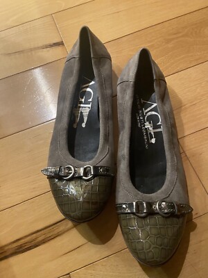 AGL Attilio Gusti Leombruni Women's Loafers Shoes Size EU 39.5 US  9