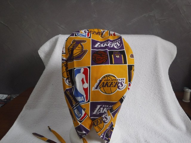 lakers scrub cap