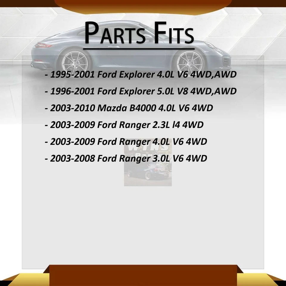 Se adapta a 1995 1996 1997 1998 1999 2000 Ford Explorer WJB cojinetes de cubo de rueda delantera Foto 2 de 4