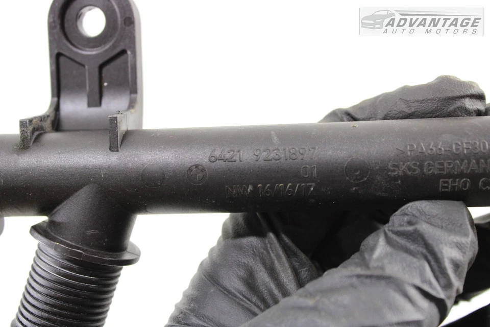 BMW 750LI F02 N63 2011-2015 MOTOR RADIADOR REFRIGERANTE MANGUERA TUBO OEM Foto 4 de 4