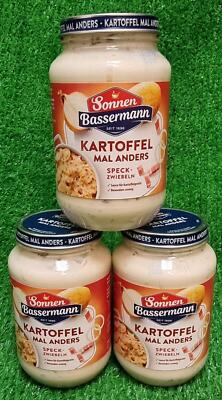 (16,05 /kg) 3x Sonnen Bassermann Kartoffel mal anders Speck Zwiebeln 405g Vers0 