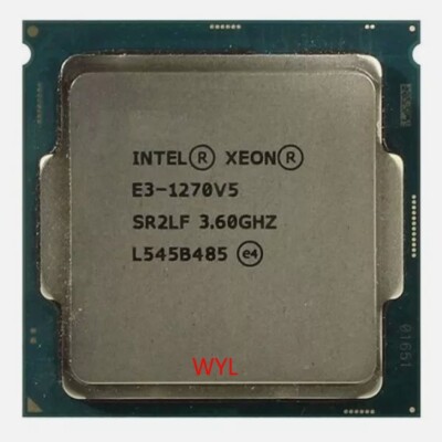 Intel Xeon E3-1270 v5 SR2LF 3.60GHz 8MB Quad Core LGA1151 CPU Processor