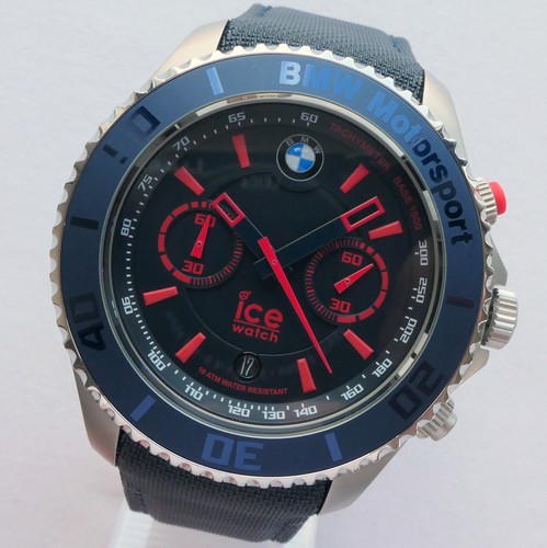 BMW Motorsport M Style Power Racing Sport Design Car Accessory Watch Chronograph - Picture 12 of 24