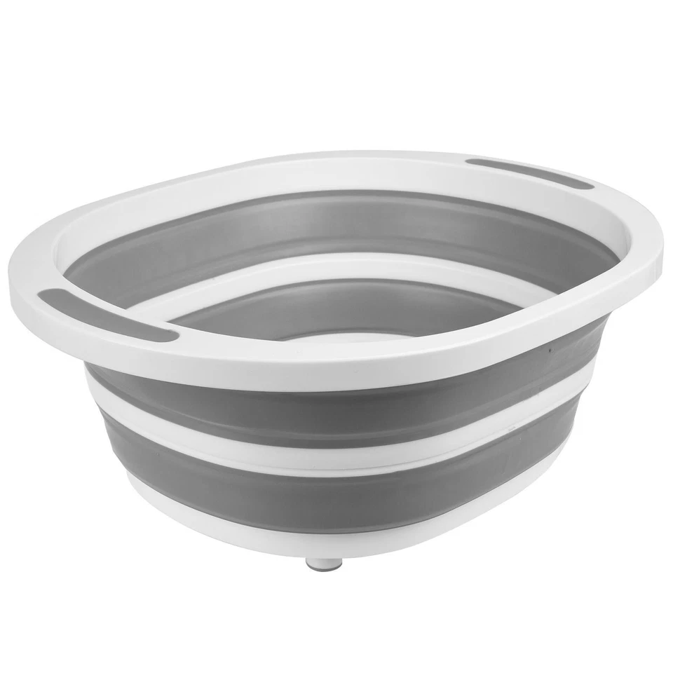 2 in 1 Folding Chopping Board Collapsible Sink Drain Basin Durable Bucket Basket - Image 3 of 4