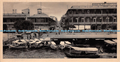 R253849 Port Said Blick in die Prince Farouk Street 6 The Oriental Commercial B