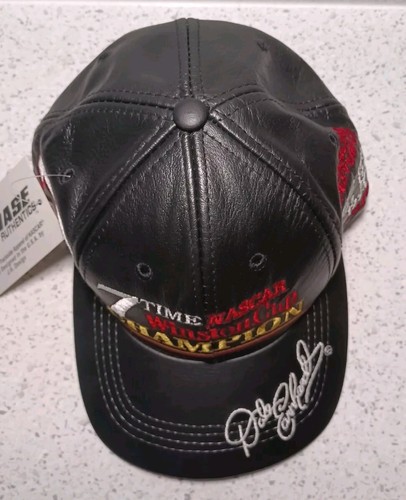 Cappello in pelle vintage Chase Dale Earnhardt 7 volte Nascar Winston Cup Champion - Foto 6 di 9