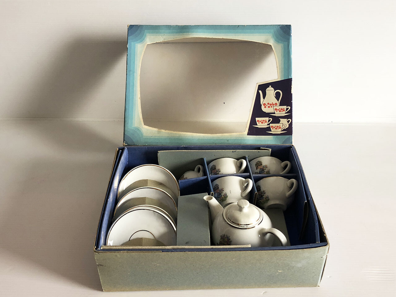 Dînette Vintage PICNIC SET Junior Miss - Années 60 - Boîte D'origine