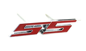 HOT Red SS Front Grill Badge Car Truck Auto Metal Logo Grille Emblem