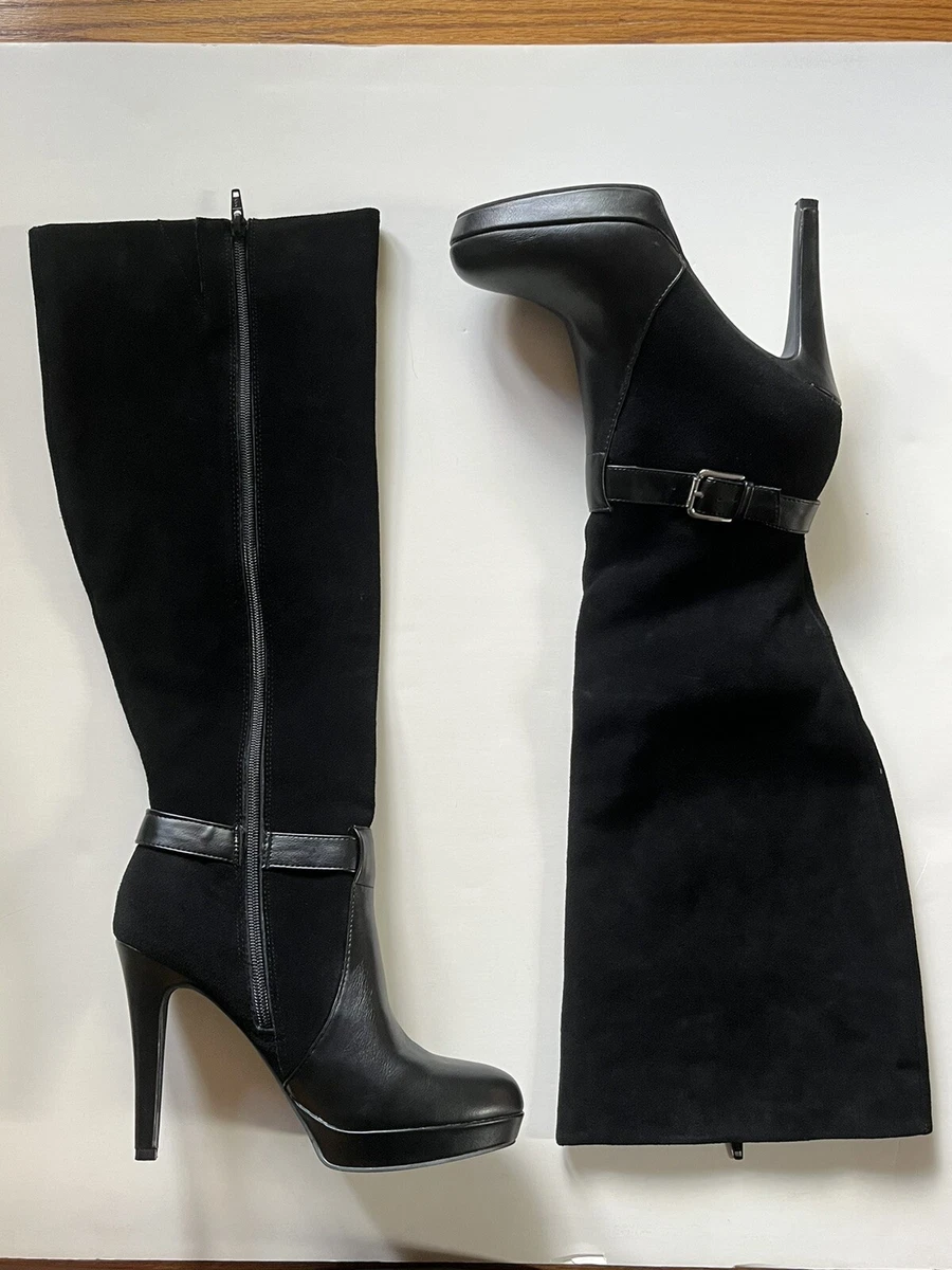 Audrey brooke wide calf clearance boots