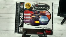 Pro Pinball 3D for Playstation 1 PS1 - Game disc and Manual