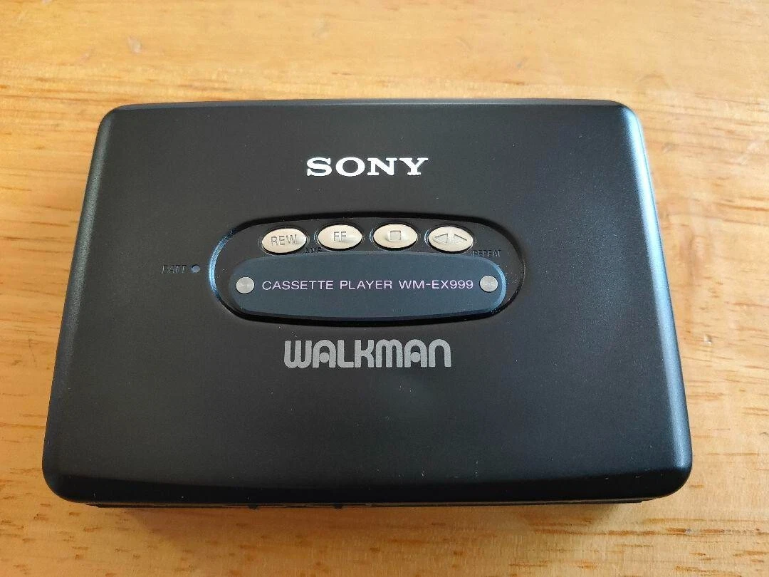 Sony WM-EX999 Walkman Portable Cassette Player Black Headphone Jack Japan  Junk