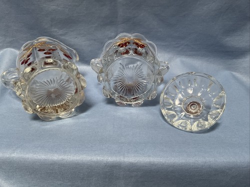 Northwood Cherry & Cable Creamer & Sugar Bowl - Picture 5 of 5